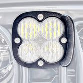 LED Light Side Bezel Blinders for Baja Designs Squadron LED Lights